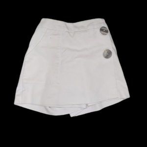 ZARA White Skort Girl Size  Euro122 US 7